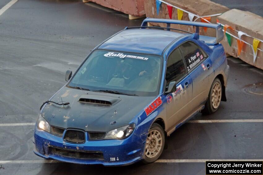 Zach Whitebread / Allen Piper Subaru WRX STi on SS15 (Lakeshore Drive).
