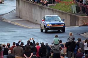 Paul Johansen / Susi Little Audi 90 Coupe Quattro on SS15 (Lakeshore Drive).