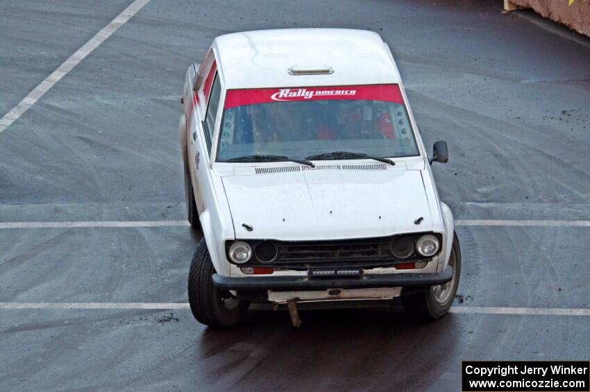 Jim Scray / Colin Vickman Datsun 510 on SS15 (Lakeshore Drive).