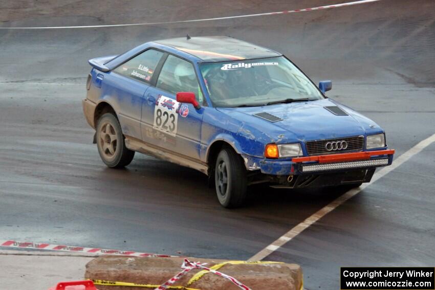 Paul Johansen / Susi Little Audi 90 Coupe Quattro on SS15 (Lakeshore Drive).