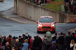 Keanna Erickson-Chang / Alex Gelsomino Ford Fiesta on SS15 (Lakeshore Drive).