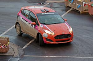 Keanna Erickson-Chang / Alex Gelsomino Ford Fiesta on SS15 (Lakeshore Drive).