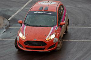 Keanna Erickson-Chang / Alex Gelsomino Ford Fiesta on SS15 (Lakeshore Drive).