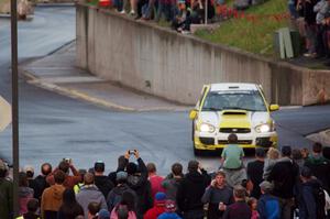 Mark Williams / Angela Cosner Subaru WRX STi on SS15 (Lakeshore Drive).