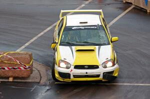 Mark Williams / Angela Cosner Subaru WRX STi on SS15 (Lakeshore Drive).