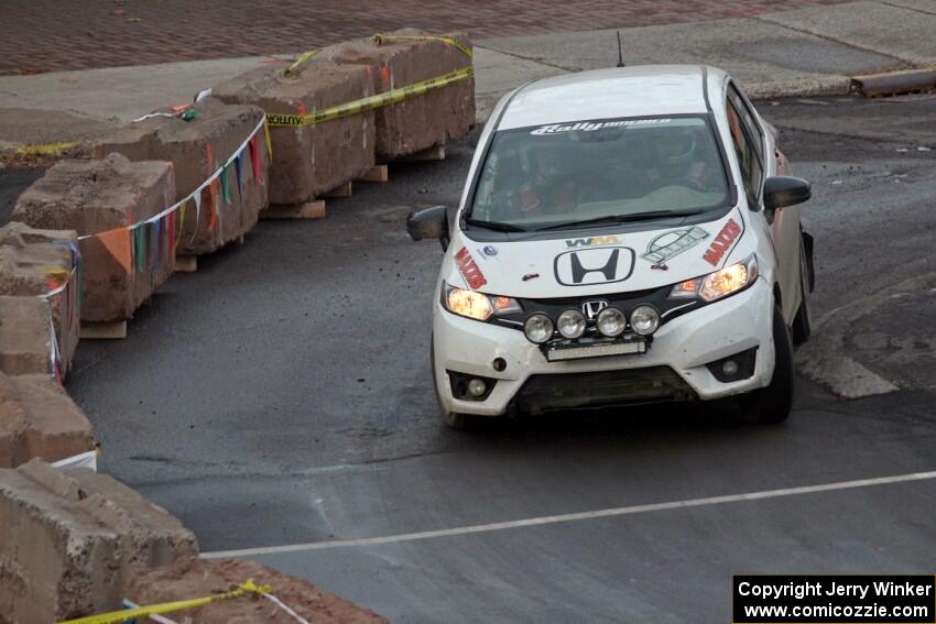 Daniel McCarron / Matthew Blake Honda Fit on SS15 (Lakeshore Drive).