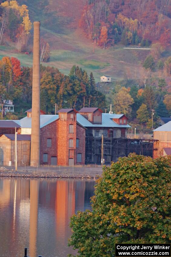 Old mining buildings in Hancock, Michigan.