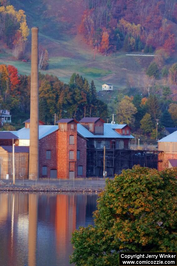 Old mining buildings in Hancock, Michigan.