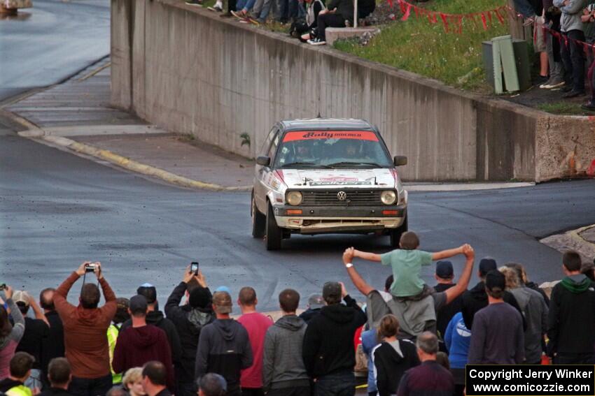 William Marenich / Dexter Clark VW GTI on SS15 (Lakeshore Drive).