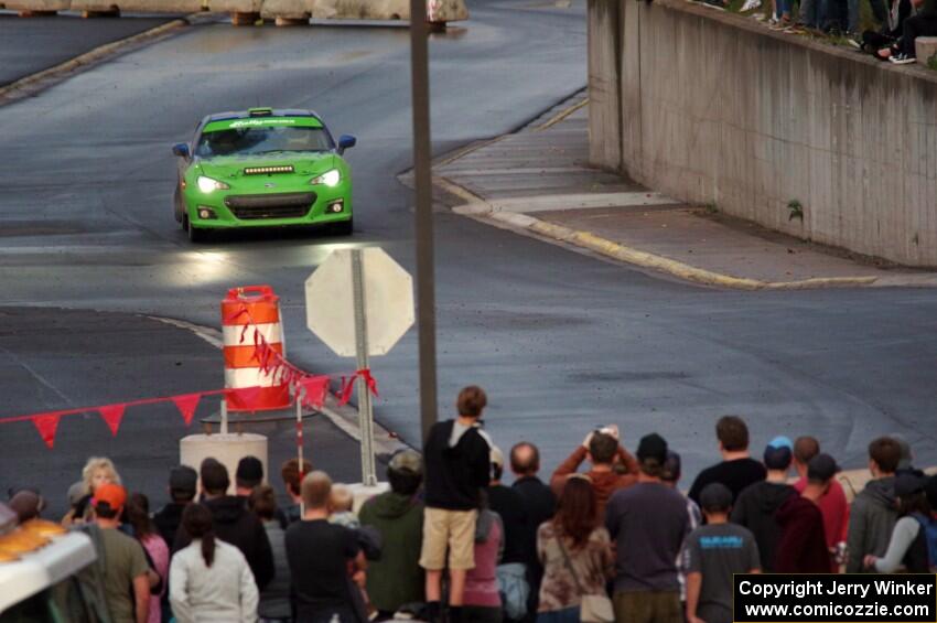 Santiago Iglesias / Boyd Smith Subaru BRZ on SS15 (Lakeshore Drive).