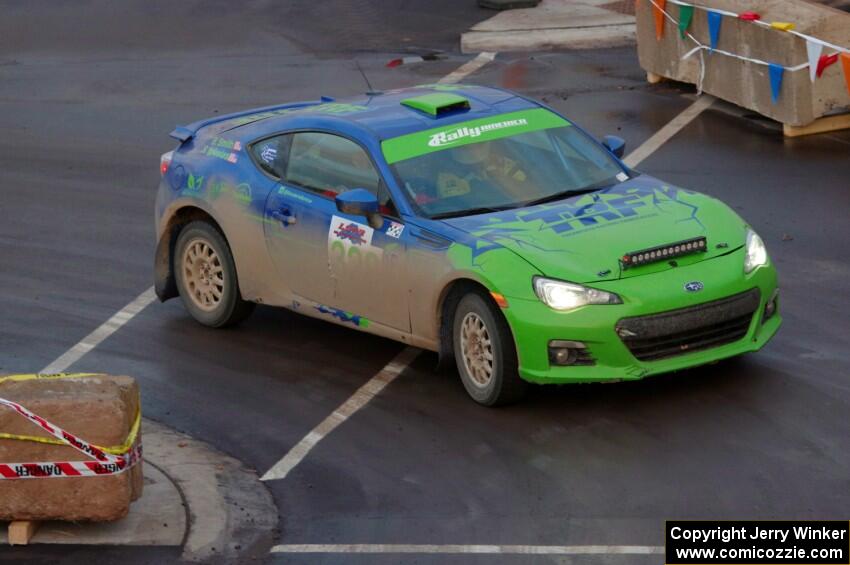 Santiago Iglesias / Boyd Smith Subaru BRZ on SS15 (Lakeshore Drive).