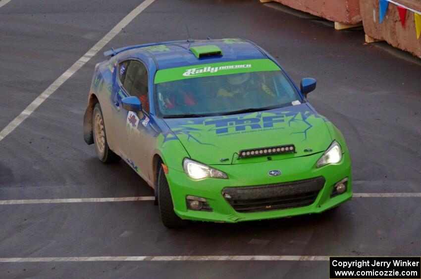 Santiago Iglesias / Boyd Smith Subaru BRZ on SS15 (Lakeshore Drive).