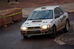 Jacob Bryant / Derek VandenBroek Subaru Impreza Outback on SS15 (Lakeshore Drive).