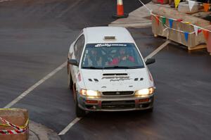 Jacob Bryant / Derek VandenBroek Subaru Impreza Outback on SS15 (Lakeshore Drive).