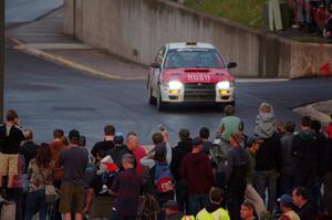 Brad Hayosh / Molly Disend Subaru Impreza on SS15 (Lakeshore Drive).