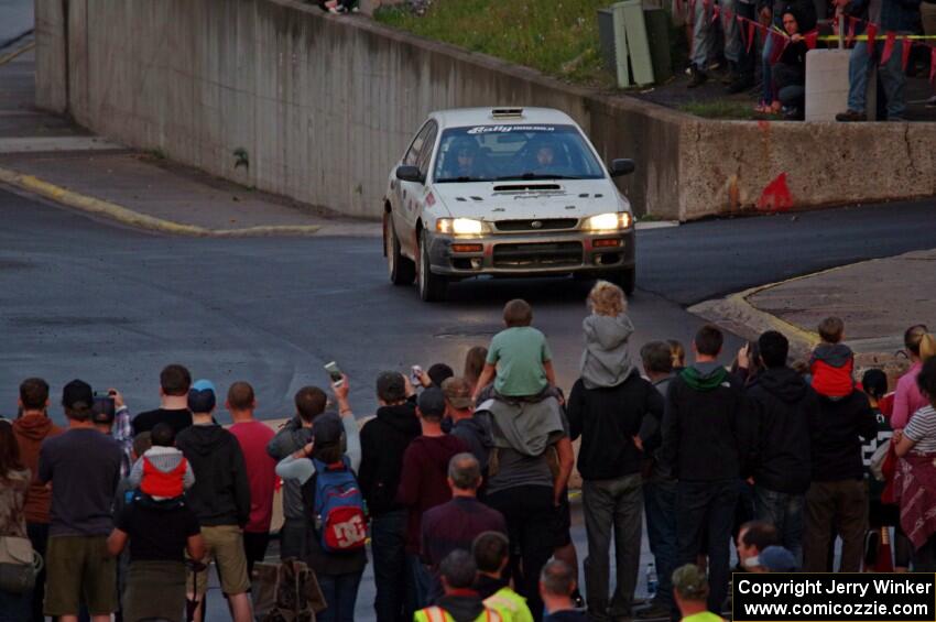 Jacob Bryant / Derek VandenBroek Subaru Impreza Outback on SS15 (Lakeshore Drive).