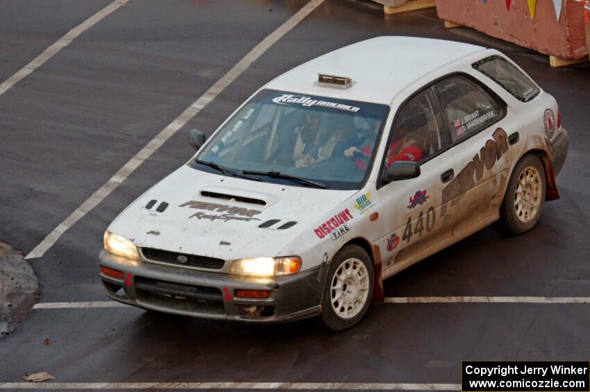 Jacob Bryant / Derek VandenBroek Subaru Impreza Outback on SS15 (Lakeshore Drive).