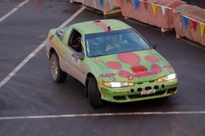 Eric Carlson / Camille Carlson Mitsubishi Eclipse on SS15 (Lakeshore Drive).