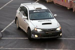 Todd Tortorelli / Cameron Carr Subaru WRX STi on SS15 (Lakeshore Drive).