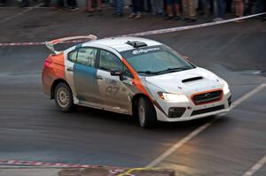 Tim Rooney / Ole Holter Subaru WRX STi on SS15 (Lakeshore Drive).