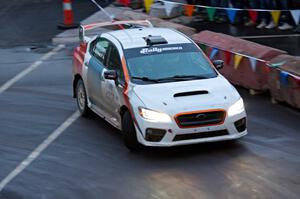 Tim Rooney / Ole Holter Subaru WRX STi on SS15 (Lakeshore Drive).