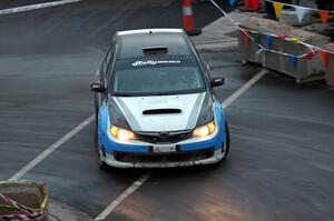 Justin Pritchard / Rachelle Kaltak Subaru WRX STi on SS15 (Lakeshore Drive).