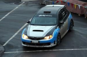 Justin Pritchard / Rachelle Kaltak Subaru WRX STi on SS15 (Lakeshore Drive).