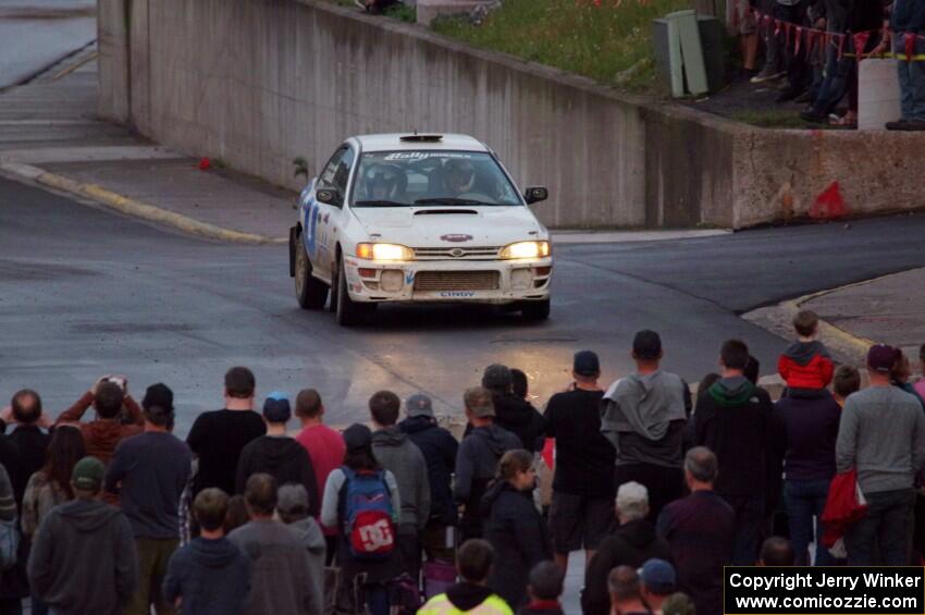 Henry Krolikowski / Cindy Krolikowski Subaru Impreza on SS15 (Lakeshore Drive).