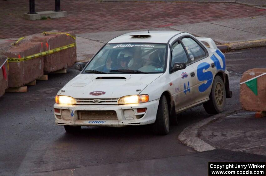 Henry Krolikowski / Cindy Krolikowski Subaru Impreza on SS15 (Lakeshore Drive).