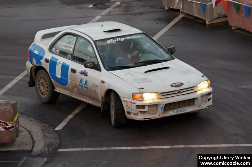 Henry Krolikowski / Cindy Krolikowski Subaru Impreza on SS15 (Lakeshore Drive).