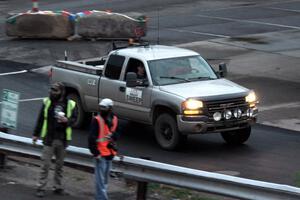 Heavy Sweep 6 GMC Truck after SS15 (Lakeshore Drive).