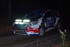 Piotr Fetela / Dominik Jozwiak Ford Fiesta comes through the spectator point on SS4 (Far Point I).