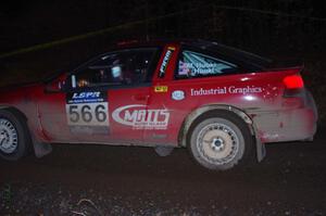 Matt Huuki / Janell Huuki Mitsubishi Eclipse comes through the spectator point on SS4 (Far Point I).