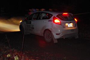 Justin Kollien / Daniel Garant Ford Fiesta R1 comes through the spectator point on SS4 (Far Point I).