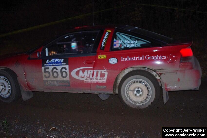 Matt Huuki / Janell Huuki Mitsubishi Eclipse comes through the spectator point on SS4 (Far Point I).