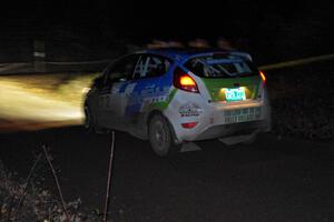 Keanna Erickson-Chang / Alex Gelsomino Ford Fiesta R1+ comes through the spectator point on SS4 (Far Point I).
