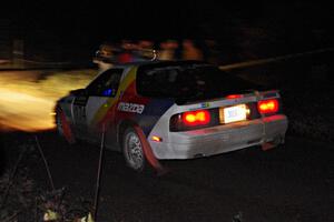 Kevin Schmidt / Brian Flint Maxda RX-7 comes through the spectator point on SS4 (Far Point I).