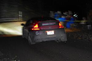 Steven Olona / Tyler Tisdale Honda CRZ comes through the spectator point on SS4 (Far Point I).