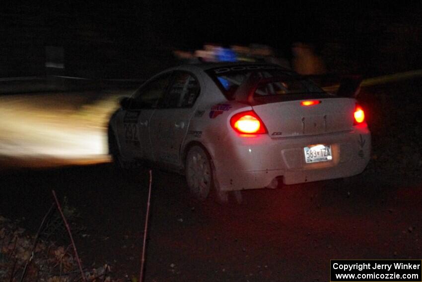 Matt Coatsworth / Ben Anderson Dodge SRT-4 comes through the spectator point on SS4 (Far Point I).