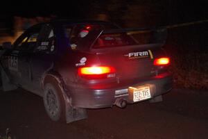 Tyler Matalas / Paul Brauner Subaru Impreza comes through the spectator point on SS4 (Far Point I).