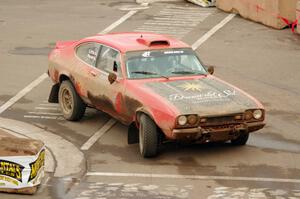 Mike Hurst / Susi Little Ford Capri on SS15 (Lakeshore Drive).