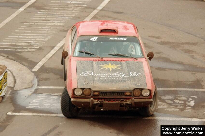 Mike Hurst / Susi Little Ford Capri on SS15 (Lakeshore Drive).