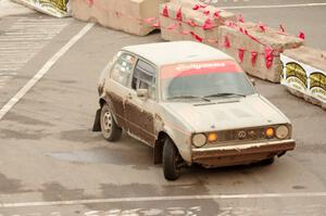 Adam VanDamme / Jake Carlson VW Rabbit on SS15 (Lakeshore Drive).