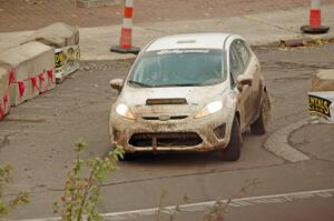 Justin Kollien / Daniel Garant Ford Fiesta R1 on SS15 (Lakeshore Drive).