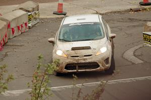 Justin Kollien / Daniel Garant Ford Fiesta R1 on SS15 (Lakeshore Drive).