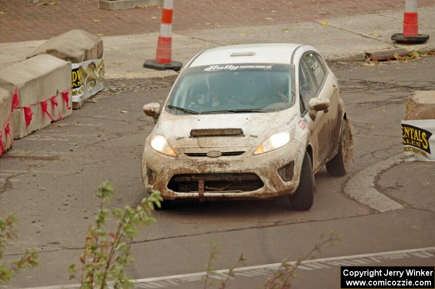 Justin Kollien / Daniel Garant Ford Fiesta R1 on SS15 (Lakeshore Drive).