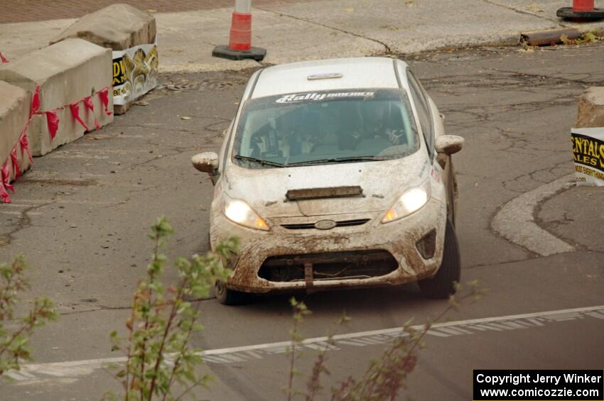 Justin Kollien / Daniel Garant Ford Fiesta R1 on SS15 (Lakeshore Drive).