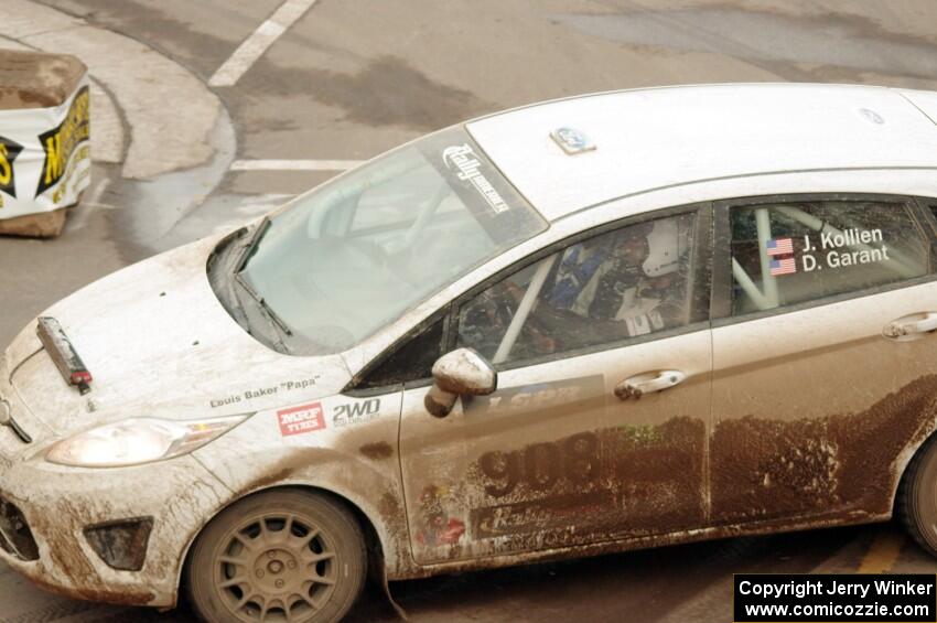 Justin Kollien / Daniel Garant Ford Fiesta R1 on SS15 (Lakeshore Drive).