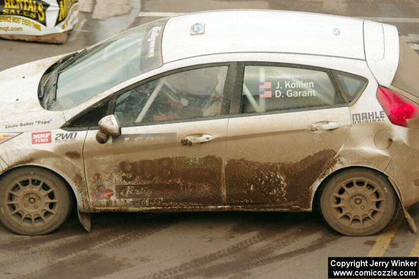 Justin Kollien / Daniel Garant Ford Fiesta R1 on SS15 (Lakeshore Drive).