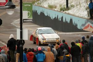 Kevin Schmidt / Brian Flint Maxda RX-7 on SS15 (Lakeshore Drive).